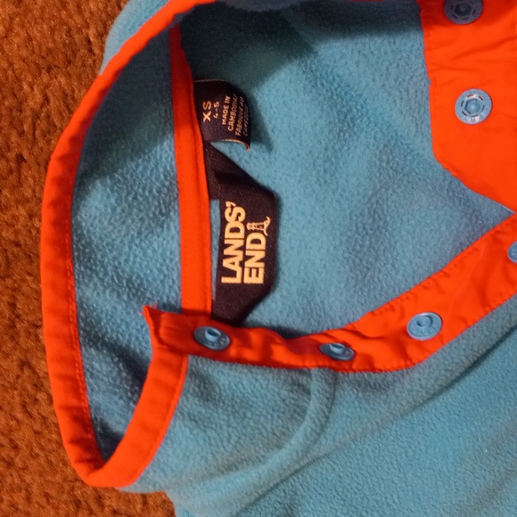 Kids land's end extra small 4-5 long sleeve pull over sweater - Picture 3 of 6